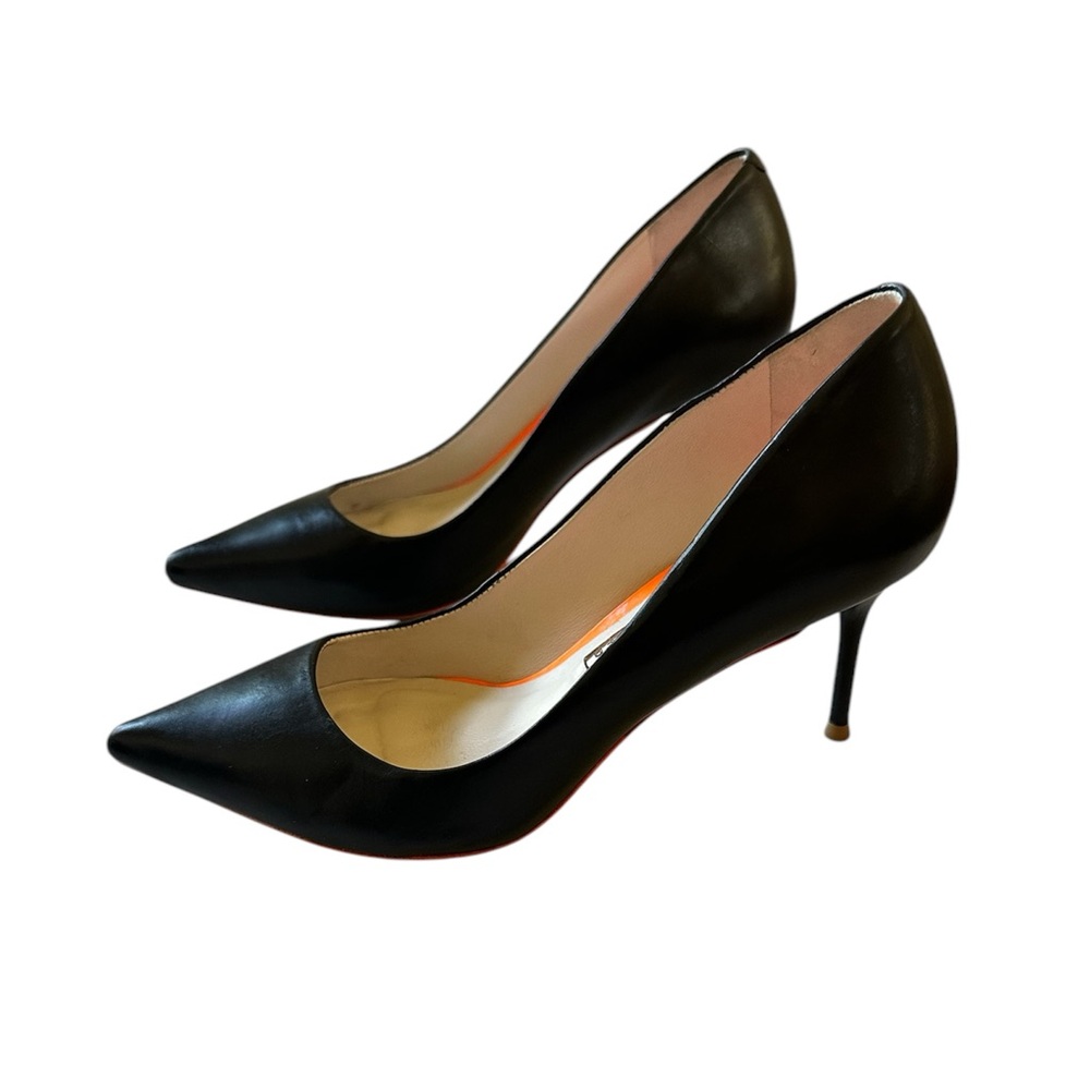 Sophia Webster Lola Leather Pointed Toe Pumps - Picture 2 of 6